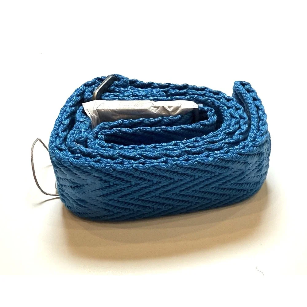 Bench Woven‎ Logo Belt Casual Adjustable Blue Mens Womens Unisex NWT